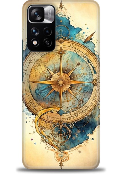 Xiaomi Redmi Note 11 Pro Plus Hd Baskılı Kılıf + Seramik Tam Kaplayan Ekran Koruyucu 89