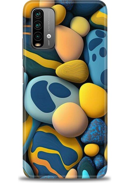 Xiaomi Redmi 9t Hd Baskılı Kılıf + Seramik Tam Kaplayan Ekran Koruyucu 343