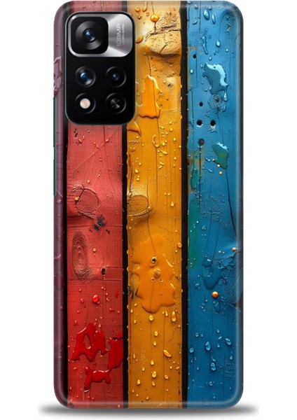 Xiaomi Redmi Note 11 Pro Plus Hd Baskılı Kılıf + Seramik Tam Kaplayan Ekran Koruyucu 435