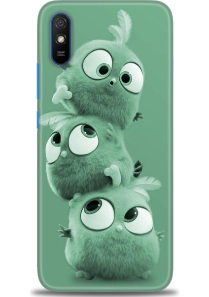 Xiaomi Redmi 9A Hd Baskılı Kılıf + Seramik Tam Kaplayan Ekran Koruyucu 367