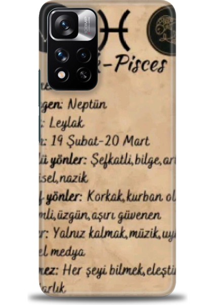 Xiaomi Redmi Note 11 Pro Plus Hd Baskılı Kılıf + Seramik Tam Kaplayan Ekran Koruyucu 473