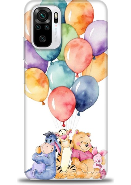 Xiaomi Redmi Note 10S Hd Baskılı Kılıf + Seramik Tam Kaplayan Ekran Koruyucu 60