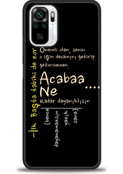 Xiaomi Redmi Note 10S Hd Baskılı Kılıf + Seramik Tam Kaplayan Ekran Koruyucu 393