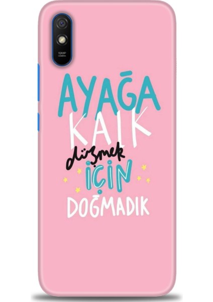 Xiaomi Redmi 9A Hd Baskılı Kılıf + Seramik Tam Kaplayan Ekran Koruyucu 161