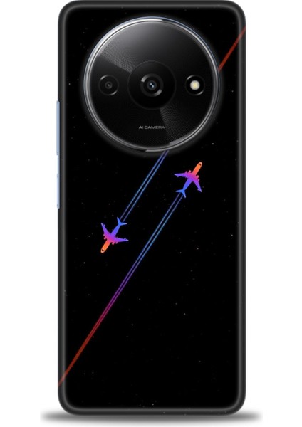 Xiaomi Redmi A3 4g 2024 Hd Baskılı Kılıf + Seramik Tam Kaplayan Ekran Koruyucu 390