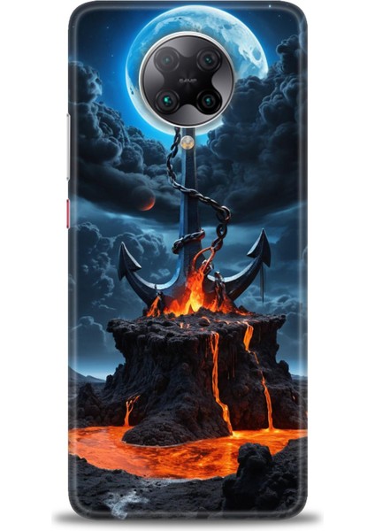 Xiaomi Redmi K30 Pro Hd Baskılı Kılıf + Seramik Tam Kaplayan Ekran Koruyucu 240