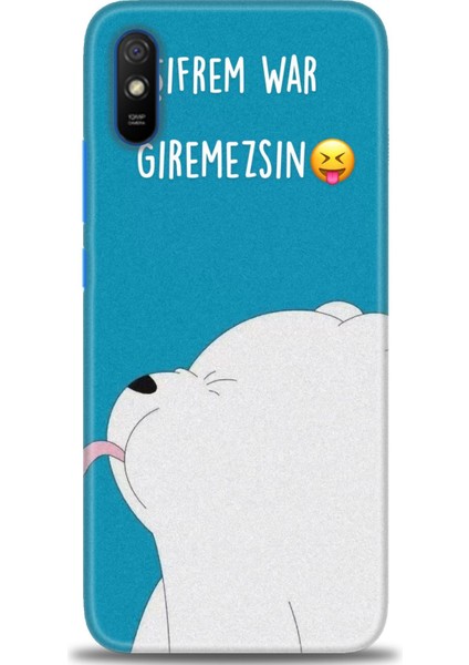 Xiaomi Redmi 9A Hd Baskılı Kılıf + Seramik Tam Kaplayan Ekran Koruyucu 152