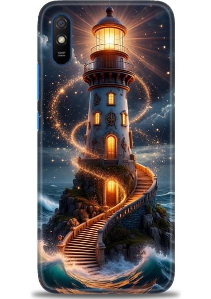 Xiaomi Redmi 9A Hd Baskılı Kılıf + Seramik Tam Kaplayan Ekran Koruyucu 232