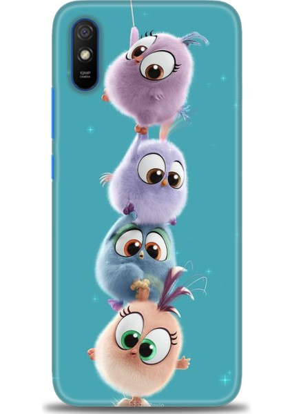 Xiaomi Redmi 9A Hd Baskılı Kılıf + Seramik Tam Kaplayan Ekran Koruyucu 368