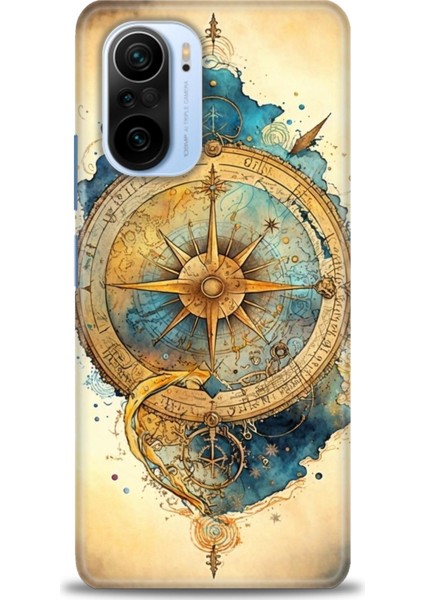 Xiaomi Redmi K40 Pro Hd Baskılı Kılıf + Seramik Tam Kaplayan Ekran Koruyucu 89