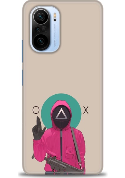 Xiaomi Redmi K40 Pro Hd Baskılı Kılıf + Seramik Tam Kaplayan Ekran Koruyucu 286