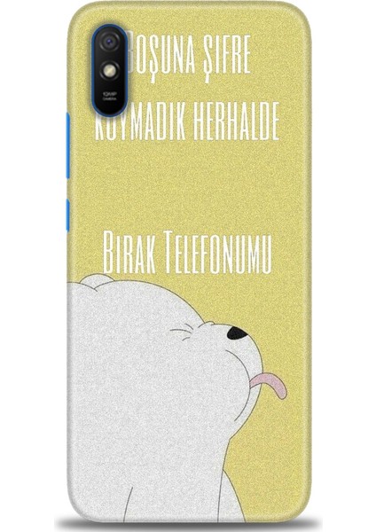 Xiaomi Redmi 9A Hd Baskılı Kılıf + Seramik Tam Kaplayan Ekran Koruyucu 151