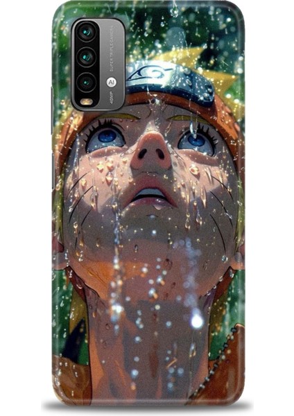 Xiaomi Redmi 9t Hd Baskılı Kılıf + Seramik Tam Kaplayan Ekran Koruyucu 258