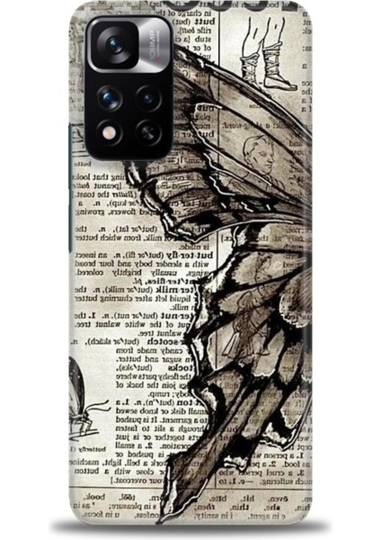 Xiaomi Redmi Note 11 Pro Plus Hd Baskılı Kılıf + Seramik Tam Kaplayan Ekran Koruyucu 209
