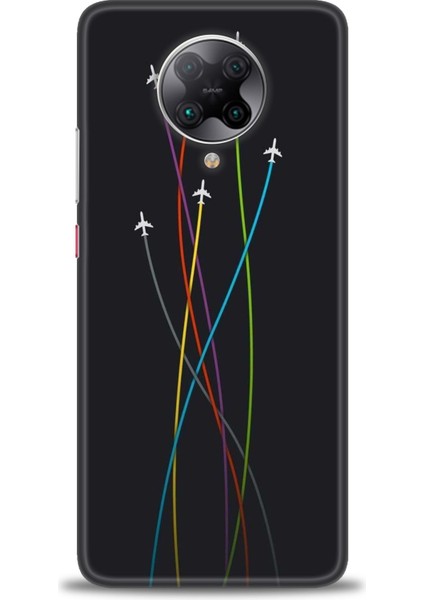 Xiaomi Redmi K30 Pro Hd Baskılı Kılıf + Seramik Tam Kaplayan Ekran Koruyucu 385