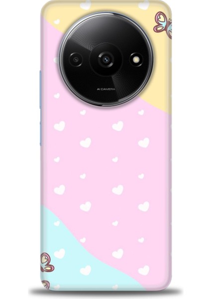 Xiaomi Redmi A3 4g 2024 Hd Baskılı Kılıf + Seramik Tam Kaplayan Ekran Koruyucu 430