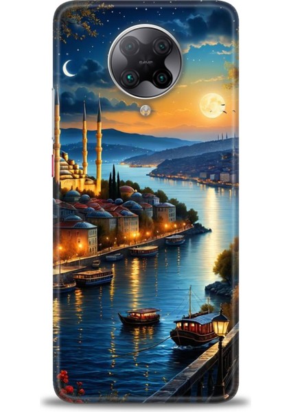 Xiaomi Redmi K30 Pro Hd Baskılı Kılıf + Seramik Tam Kaplayan Ekran Koruyucu 222