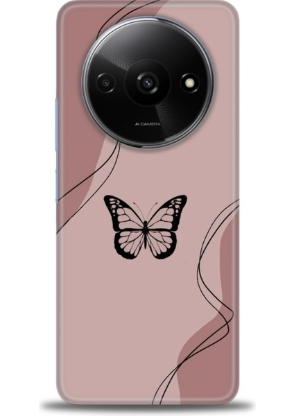 Xiaomi Redmi A3 4g 2024 Hd Baskılı Kılıf + Seramik Tam Kaplayan Ekran Koruyucu 183