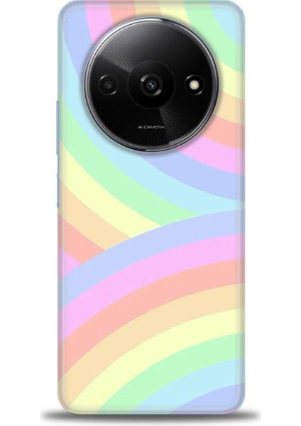 Xiaomi Redmi A3 4g 2024 Hd Baskılı Kılıf + Seramik Tam Kaplayan Ekran Koruyucu 425