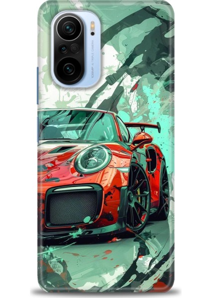 Xiaomi Redmi K40 Pro Hd Baskılı Kılıf + Seramik Tam Kaplayan Ekran Koruyucu 109