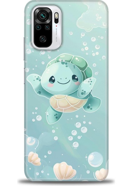 Xiaomi Redmi Note 10S Hd Baskılı Kılıf + Seramik Tam Kaplayan Ekran Koruyucu 310