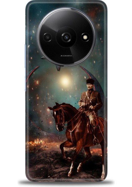 Xiaomi Redmi A3 4g 2024 Hd Baskılı Kılıf + Seramik Tam Kaplayan Ekran Koruyucu 25