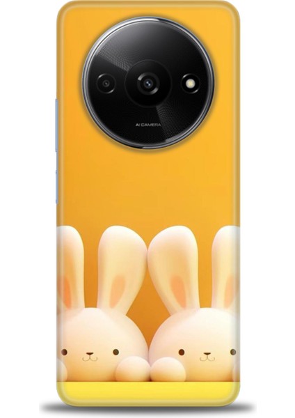 Xiaomi Redmi A3 4g 2024 Hd Baskılı Kılıf + Seramik Tam Kaplayan Ekran Koruyucu 78