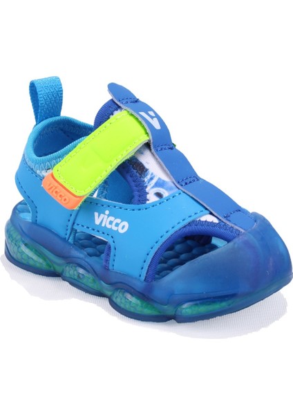 Live 332B525Y217 Lacivert Ortopedik Günlük Işıklı Erkek Çocuk Spor Sandalet