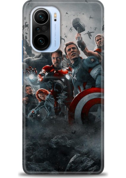 Xiaomi Redmi K40 Pro Hd Baskılı Kılıf + Seramik Tam Kaplayan Ekran Koruyucu 98