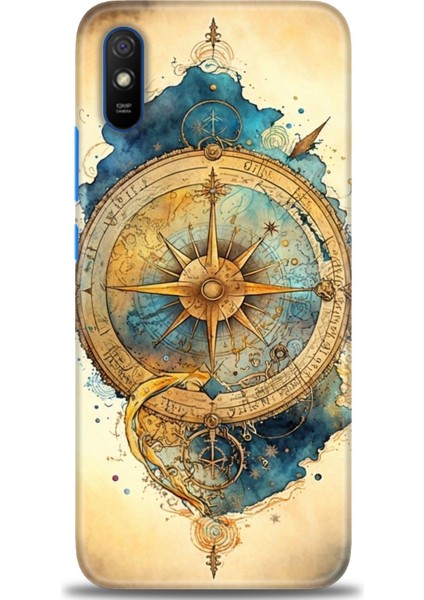 Xiaomi Redmi 9A Hd Baskılı Kılıf + Seramik Tam Kaplayan Ekran Koruyucu 89
