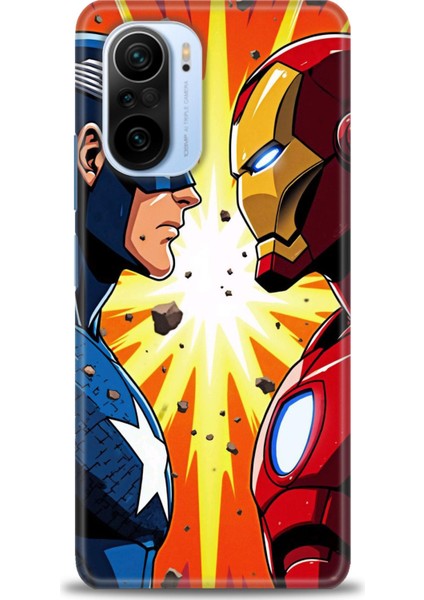 Xiaomi Redmi K40 Pro Hd Baskılı Kılıf + Seramik Tam Kaplayan Ekran Koruyucu 93