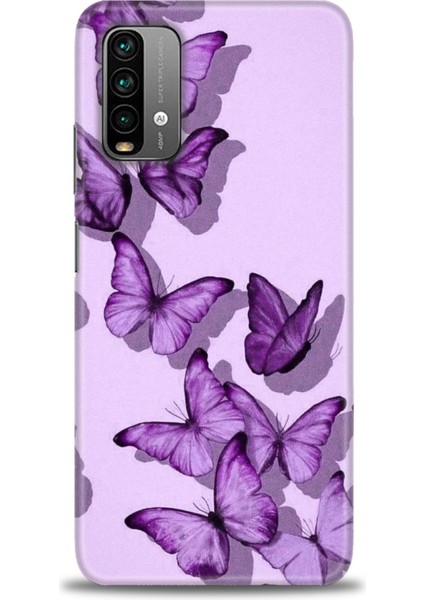 Xiaomi Redmi 9t Hd Baskılı Kılıf + Seramik Tam Kaplayan Ekran Koruyucu 300