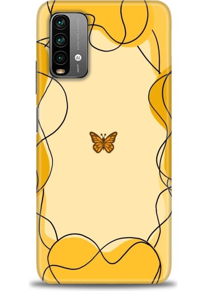 Xiaomi Redmi 9t Hd Baskılı Kılıf + Seramik Tam Kaplayan Ekran Koruyucu 184