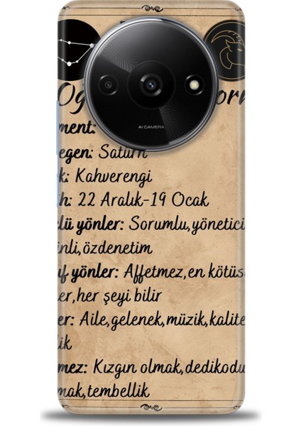 Xiaomi Redmi A3 4g 2024 Hd Baskılı Kılıf + Seramik Tam Kaplayan Ekran Koruyucu 478