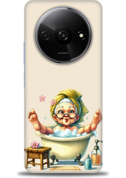 Xiaomi Redmi A3 4g 2024 Hd Baskılı Kılıf + Seramik Tam Kaplayan Ekran Koruyucu 47