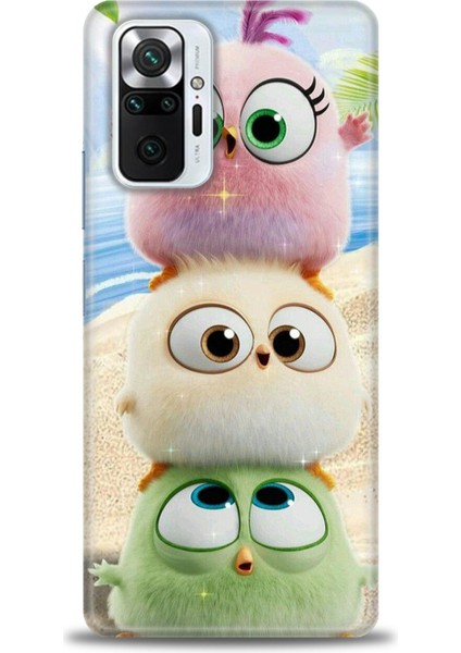 Xiaomi Redmi Note 10 Pro Hd Baskılı Kılıf + Seramik Tam Kaplayan Ekran Koruyucu 366