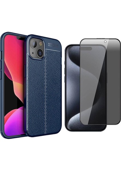 Apple iPhone 14 Kılıf Zore Niss Silikon Kapak + Hayalet Ekran Koruyucu