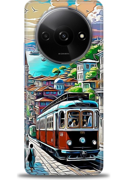 Xiaomi Redmi A3 4g 2024 Hd Baskılı Kılıf + Seramik Tam Kaplayan Ekran Koruyucu 225