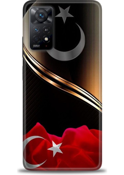 Xiaomi Redmi Note 11 Pro 4g Hd Baskılı Kılıf + Seramik Tam Kaplayan Ekran Koruyucu 33