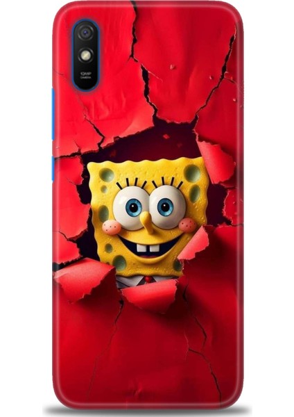 Xiaomi Redmi 9A Hd Baskılı Kılıf + Seramik Tam Kaplayan Ekran Koruyucu 458