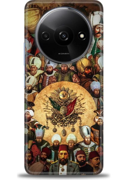 Xiaomi Redmi A3 4g 2024 Hd Baskılı Kılıf + Seramik Tam Kaplayan Ekran Koruyucu 468
