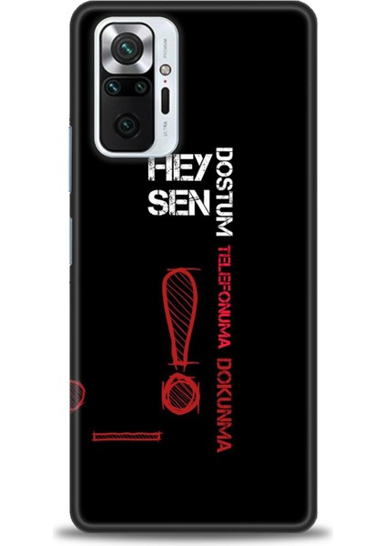 Xiaomi Redmi Note 10 Pro Hd Baskılı Kılıf + Seramik Tam Kaplayan Ekran Koruyucu 392