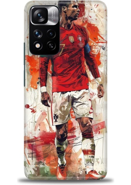 Xiaomi Redmi Note 11 Pro Plus Hd Baskılı Kılıf + Seramik Tam Kaplayan Ekran Koruyucu 2