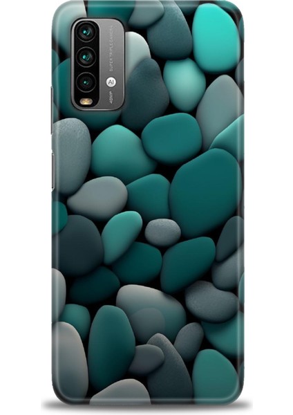 Xiaomi Redmi 9t Hd Baskılı Kılıf + Seramik Tam Kaplayan Ekran Koruyucu 346