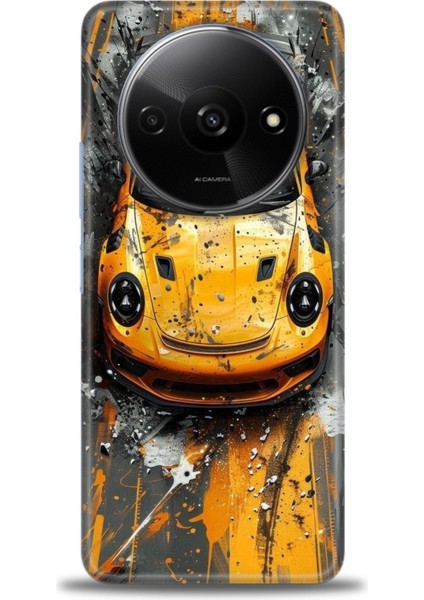 Xiaomi Redmi A3 4g 2024 Hd Baskılı Kılıf + Seramik Tam Kaplayan Ekran Koruyucu 104