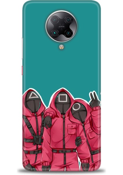 Xiaomi Redmi K30 Pro Hd Baskılı Kılıf + Seramik Tam Kaplayan Ekran Koruyucu 290