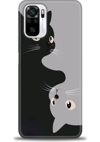 Xiaomi Redmi Note 10S Hd Baskılı Kılıf + Seramik Tam Kaplayan Ekran Koruyucu 67