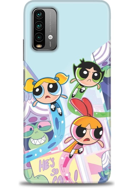 Xiaomi Redmi 9t Hd Baskılı Kılıf + Seramik Tam Kaplayan Ekran Koruyucu 124
