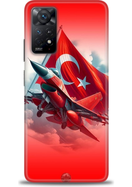 Xiaomi Redmi Note 11 Pro 4g Hd Baskılı Kılıf + Seramik Tam Kaplayan Ekran Koruyucu 38