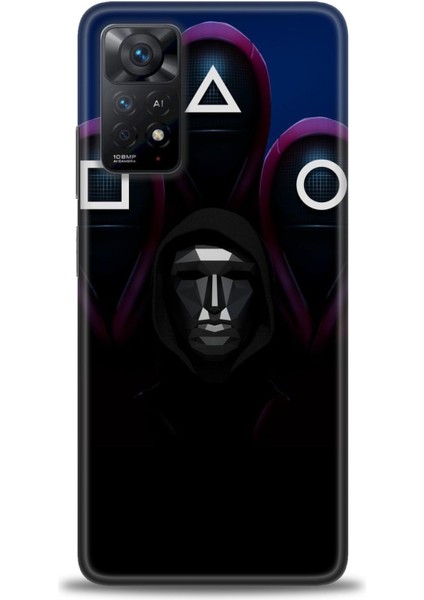 Xiaomi Redmi Note 11 Pro 4g Hd Baskılı Kılıf + Seramik Tam Kaplayan Ekran Koruyucu 283